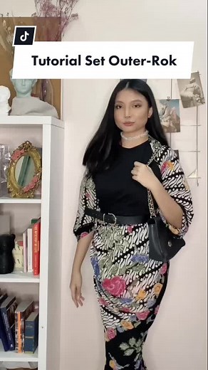 Tutorial Kain Batik Jadi Set Outer-Rok