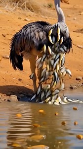 Unlikely Heroes How an Ostrich Encountered Fish and Was Saved by a Rhinoceros #animalrescue #animlals | Rainbow after the storm