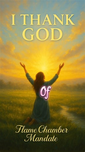 🎶✨I Thank God|Thanksgiving Worship Song|Flame Chamber Mandate 🔥