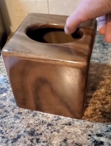 Walnut Tissue Box Cover! - Etsy