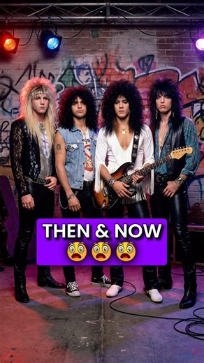 Cinderella Band Members Then & Now 🤟🎸