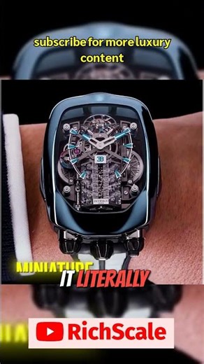 Bugatti Built a Watch Just Like Ronaldo's Car #cr7 #luxury #viral #football #automobile