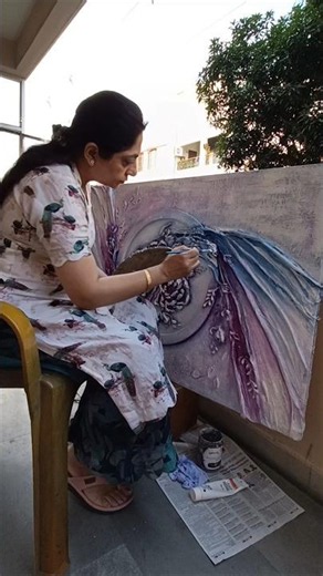 Creating 3D art | Textured Painting for Modern Homes