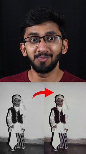 Unga Old Photos a AI use pani VERA LEVEL la mathikalam🔥😍 #AI #photography #techsatire | Tech Satire