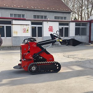 [Hot Item] Flexible Multi-Terrain Small Wheel Loader Mini Backhoe Loader Mini Steer Loader Mini Skid Steer Loader in Stock