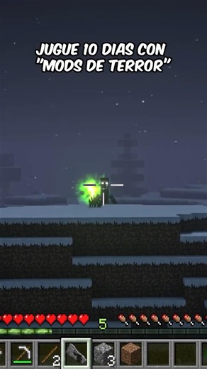 10 days with horror mods #minecraft #horror #funny