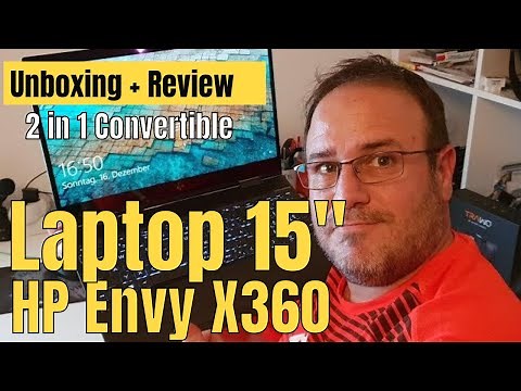 Unboxing HP Envy X360 / Convertible Gaming Laptop Review & Test