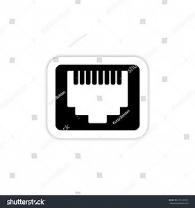 Network Ethernet Port Network Router Switch Stock Vector (Royalty Free) 267446963 | Shutterstock