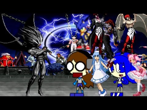 Kof Mugen TM/98UM | Cadio Vs Rayven Morris Team & BrianskyTheRandomGuy Team