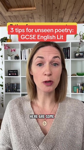 Unseen poetry tips for GCSE English Lit #gcseenglish #gcses2026 #englishtutor #gcses #gcsegrade9