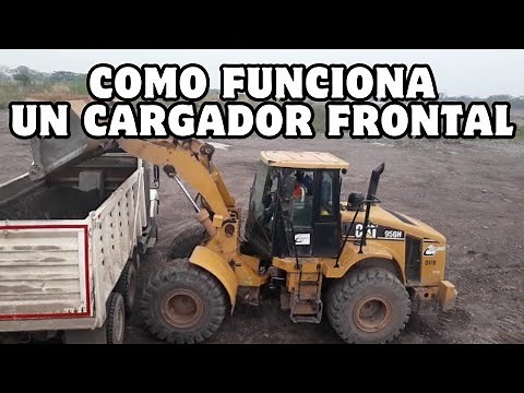 como operar un cargador frontal 950h #caterpillar