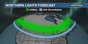 When is the best time to see the Northern lights this weekend?