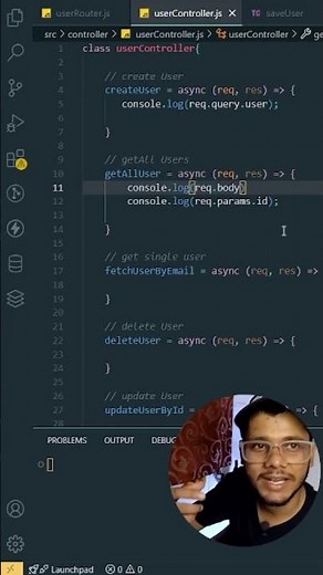 req.body and req.params in Express.js #Codingsstudio #coding #js #javascript #nodejs #fullstackdeve