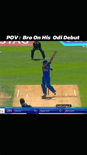 Bro on his Debut 🥶 #cricket #cricketlovers #cricketshorts #shorts #youtubeshorts #trendingshorts