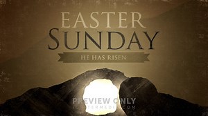 Silhouette - Easter Sunday - Title Graphics