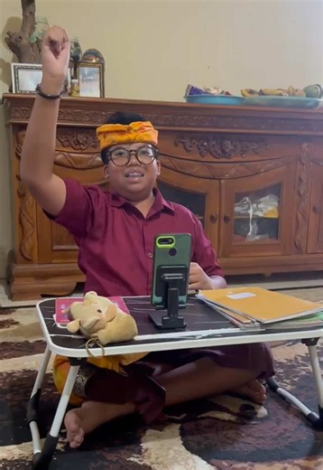 Panji Ikut Pembelajaran Daring: Tetap Semangat Belajar di Rumah!