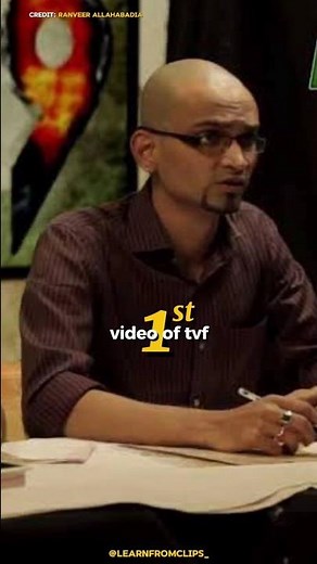 The Story BEHIND the 1st Video of TVF! #tvf #rowdies #beerbiceps #shorts