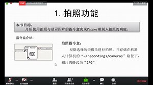 【Pepper Choregraphe开发】第8讲 视觉功能开发(上)
