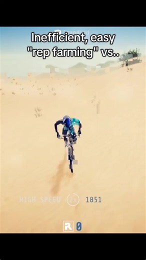No fakie balance btw 𝄞 ︎ ︎ ︎ ︎#descenders #bike #game #mtb #tricks | Bikes