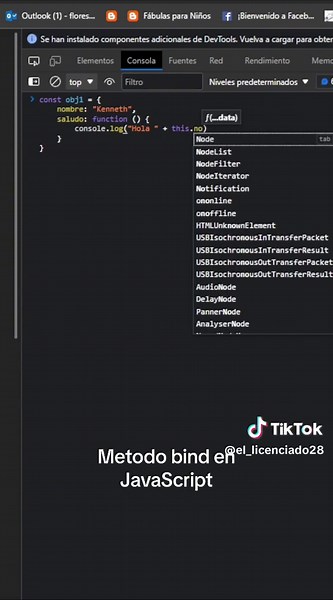 Como usar el metodo Bind en Javascript . . . . . #programador #programmer #programando #programadoresweb #paraparatipage #programacion #programación #programming #aprendeaprogramar #tipsdepc #javascript #reactjsdeveloper #pararipage #programacionhumor #jovenes #clases #mexico #codigojavascript #twitch #bola