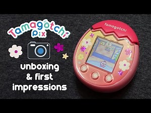 Tamagotchi Pix Unboxing! The newest color screen virtual pet... featuring a camera! | PandaBunny