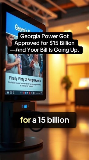Georgia Power Got Approved for $15 Billion—And Your Bill Goes Up $20 a Month. Georgia Power got approval for a $15 billion plan to expand the power grid for data centers. They need 10,000 megawatts of new capacity—80% for data centers. Georgia Power claims data centers will cover costs and rates won't increase. But Georgia Public Service Commission staff estimate residential bills could rise $20 per month by 2031—that's $240 annually. Georgia Power, data center companies, and tech giants profit 