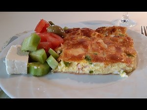 Ομελέτα στον φούρνο- Omelette in the oven