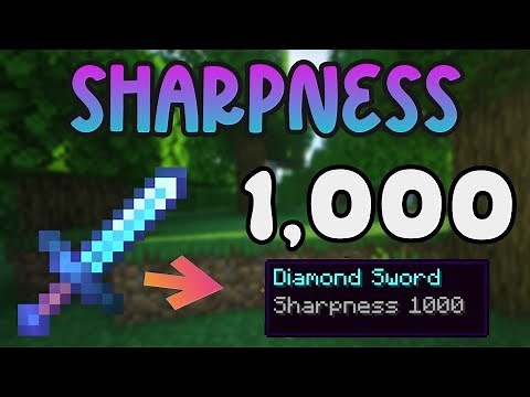 How To Get A Sharpness 1,000 Sword in Minecraft 1.18! (2022)