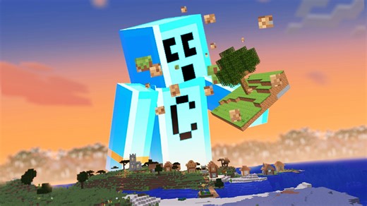 You can eat entire biomes now in Minecraft worlds