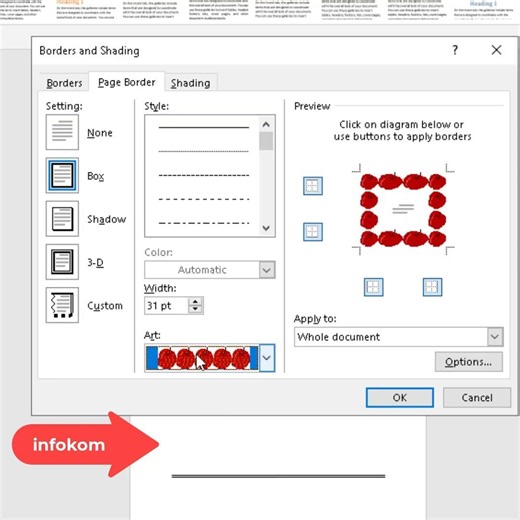 How to make borders in Word