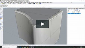 Advanced Fillets in Rhino - 7 Advanced Fillet - Editing Fillets in Rhino