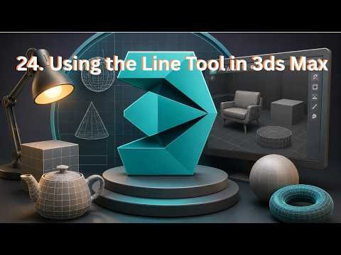 24. Using the Line Tool in 3ds Max | Essential Spline Modeling Basics