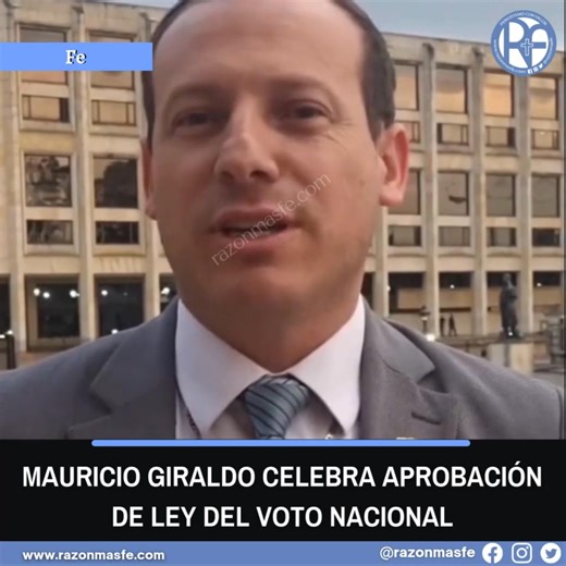 🇨🇴❤️🔥 El Senado de la República aprobó en último debate el proyecto de Ley del Voto Nacional, promovida por el Senador Conservador Mauricio Giraldo C#57 ⛪ Esta ley exalta la Basílica del Voto Nacional, lugar donde cada año Colombia renueva la Consagración de Colombia al Sagrado Corazón de Jesús. | Razón Fe