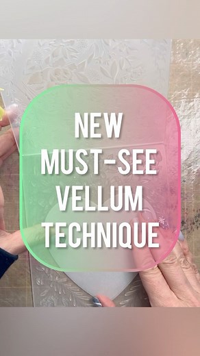 Nicki Baxley / Card Making, Organization, YouTube on Instagram: "New technique for vellum🤩 Grab your vellum, 3D embossing folder and Lunar Paste ✨ 💛@honeybeestamps 💛@rangerink 👩🏻‍💻Full Tutorial on YouTube https://youtu.be/PHyDfySxYao?si=uWE2BYCAXaBLYGWD @inklipse #crafts #cardmaking #vellum #papercrafts #handmade"