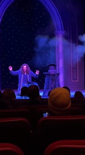 Magician was performing