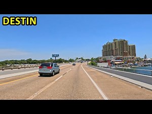 Destin Florida Driving Through