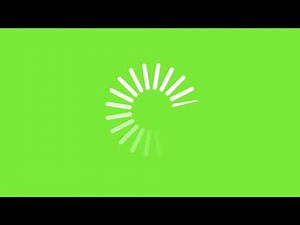 Loading Circle Green Screen
