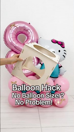 No Balloon Sizer? Try This Balloon Hack! 🎈 | DIY Balloon Garland Tutorial
