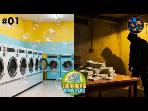 Running Laundry Store With Hidden Backroom | Laundering Simulator (No Commentary)