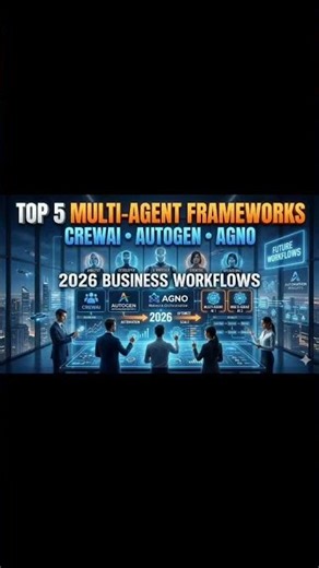 Top 5 Multi-Agent Frameworks for 2026 Business Workflows