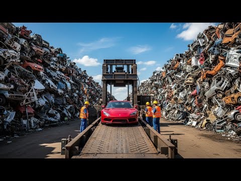 Inside a Giant Car Recycling Facility: Complete Breakdown of Every Step (Full Process)