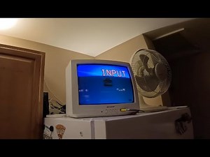 Using a CRT TV in 2025 | Sharp 13N-M150B Television Set