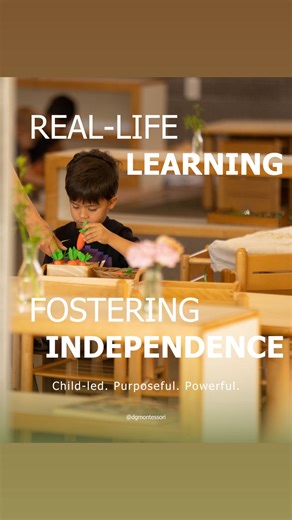 Desert Garden Montessori | Phoenix AZ School on Instagram: "Montessori materials are more than classroom tools — they are carefully designed teaching instruments rooted in over a century of educational research by Dr. Maria Montessori. Each Montessori material follows a purposeful progression: from concrete to abstract. Children first learn by touching, moving, and experiencing concepts with their hands before transitioning to symbols, numbers, and written work. This hands-on foundation allows l