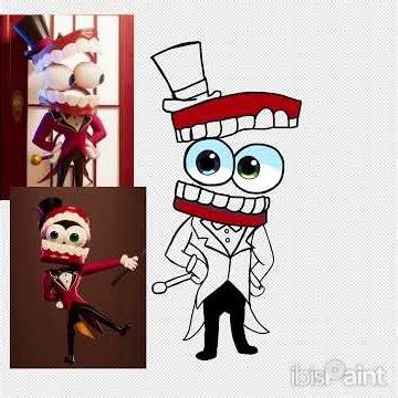 Drawing test (I drew Caine from TADC) might do more characters soon