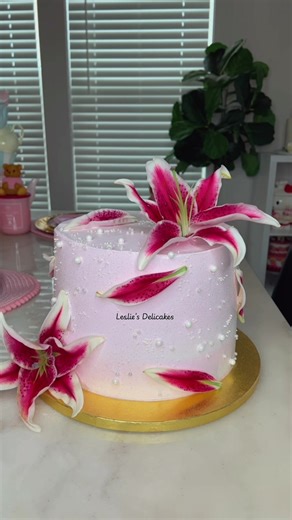 Delicious Pink Tres Leches Cake for Birthdays