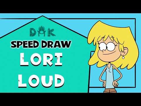 The Loud House Speed Draw (Lori Loud) | Procreate Digital Art