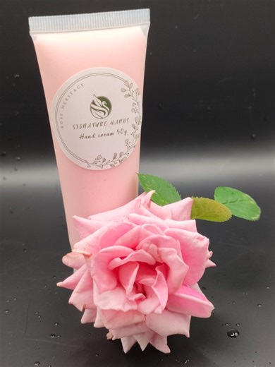 Rose Natural Luxury Hand Cream: Handmade for Dry Skin - Etsy
