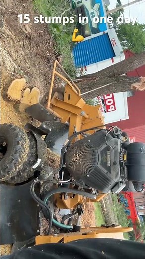 Vermeer SC362 stump grinding. #PekinProGrounds #vermeer #stumpgrinding