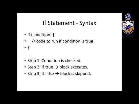 If..else, switch, do while, while, for loop