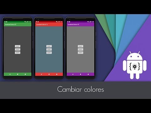 Android Studio - Cambiar colores en tiempo de ejecución (ActionBar, NavigationBar, Background))